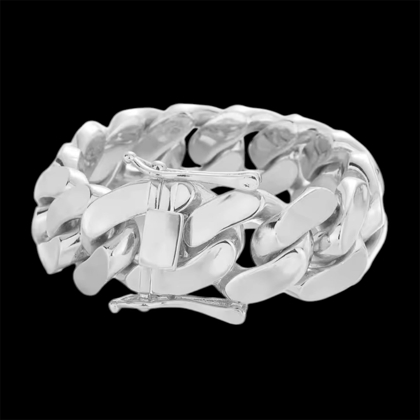 24mm Cuban Armband – Goud Verguld