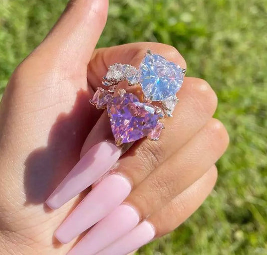 2.75 CT Diamond Heart Ring