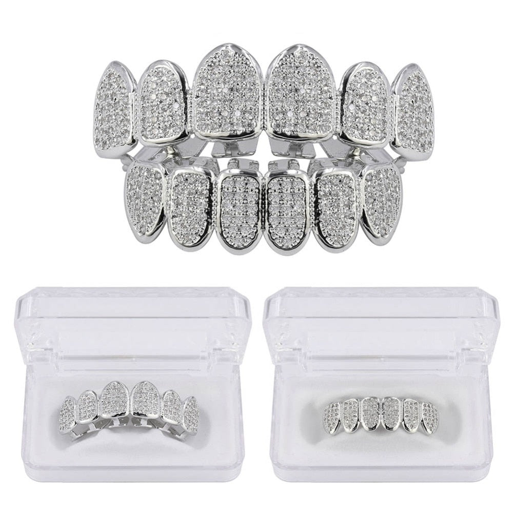 6/6 Multi ICED OUT Grillz Set