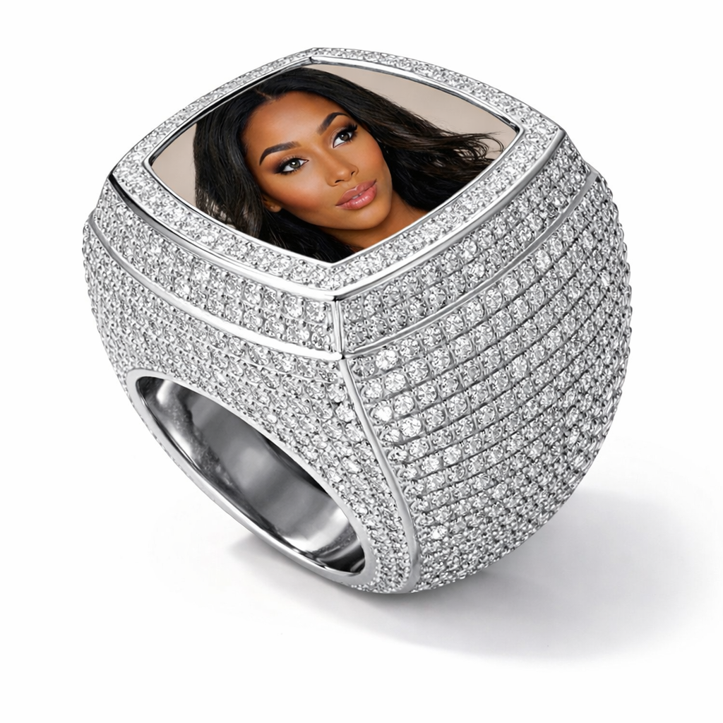 Gepersonaliseerde Diamanten Fotoring