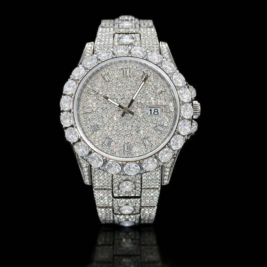 Prestige Date 42mm – Fully Iced Horloge