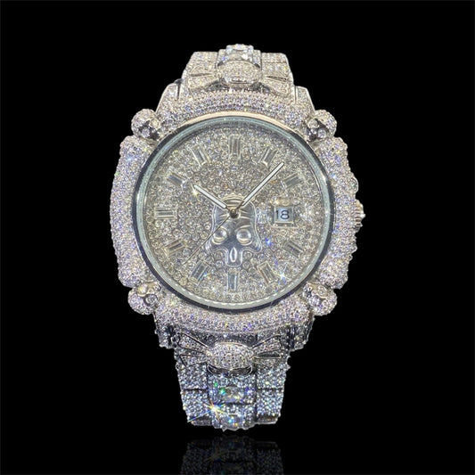 Pirate Skull 44mm – Fully Iced Horloge