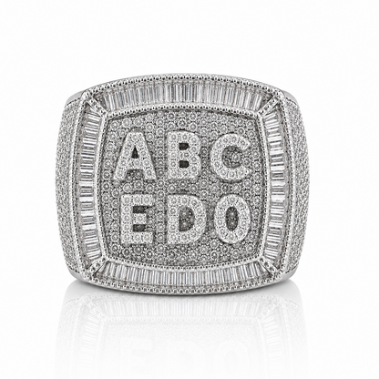 Gepersonaliseerde Diamanten Naamring
