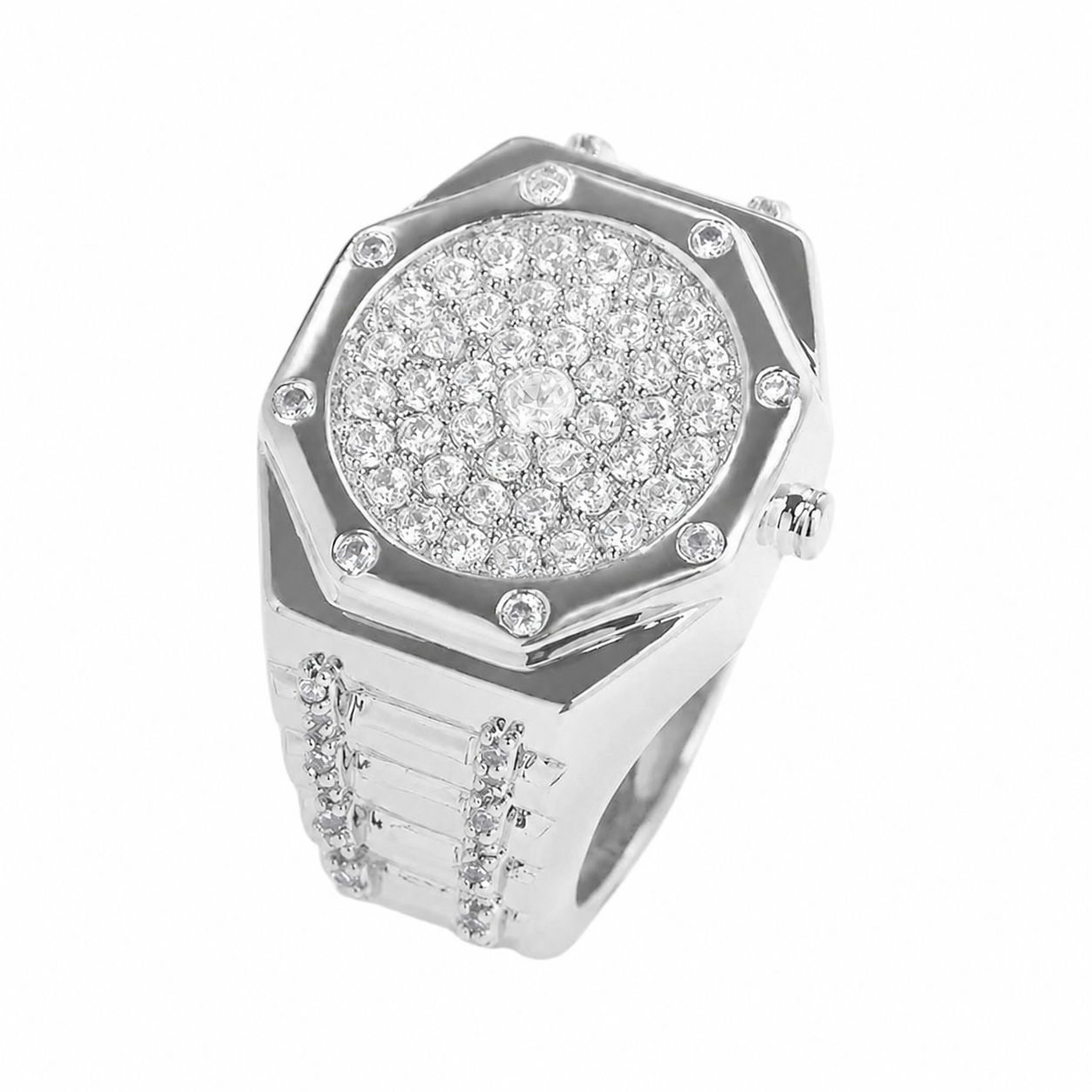Royal Iced Watch Ring