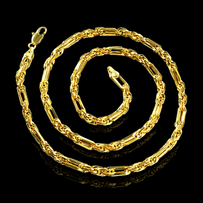 5mm Gold Plated Milano Ketting