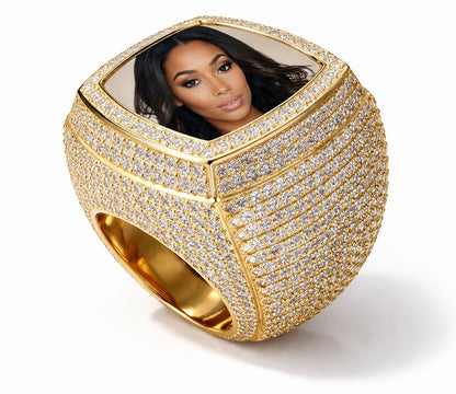 Gepersonaliseerde Diamanten Fotoring