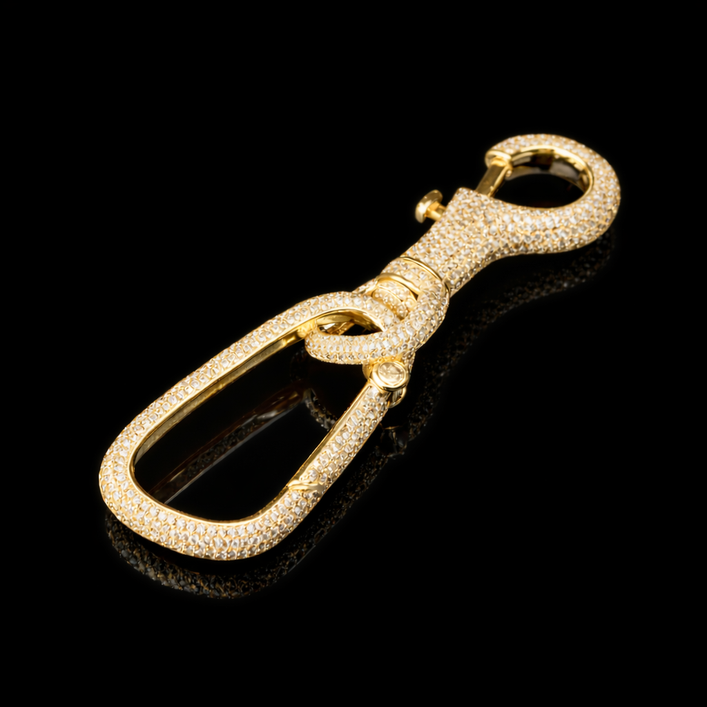 Premium Iced Karabijn – Goud Verguld