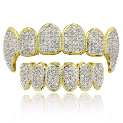 6/6 ICED Royal Fang Grillz Set