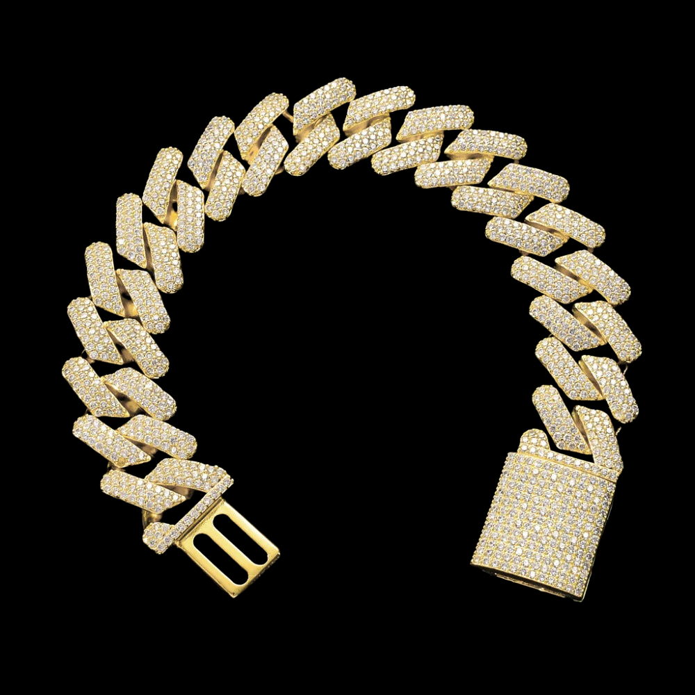 19mm Premium S-Link Cuban Bracelet