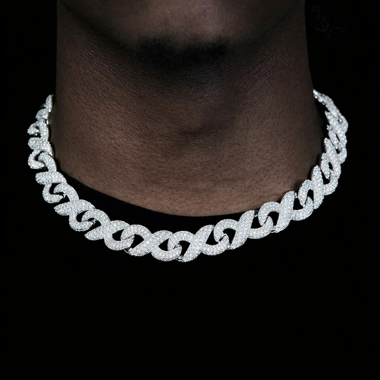 BAJIE heren hanger ketting Hartvorm Hanger Iced Out Bling BAJIE heren hanger ketting Hartvorm Hanger Iced Out Bling