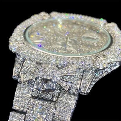 Pirate Skull 44mm – Fully Iced Horloge
