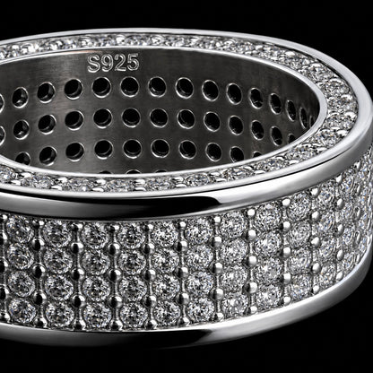 925 Zilveren Kingpin Pinky Ring