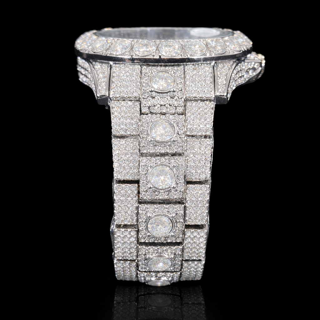 Prestige Date 42mm – Fully Iced Horloge