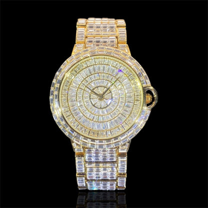 Eclipse 42mm – Fully Iced Goud Verguld Horloge