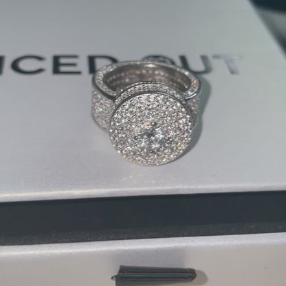 925 Zilveren Kingpin Pinky Ring