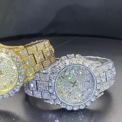 Prestige Date 42mm – Fully Iced Horloge