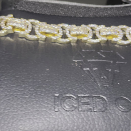 13mm diamanten gouden koningsketting video 