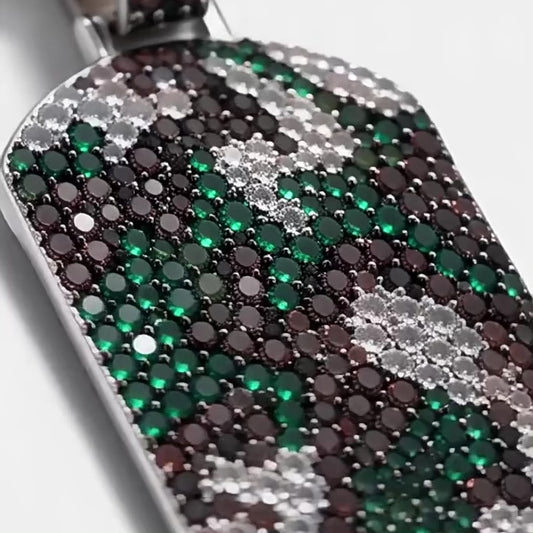 Camo Dog Tag Hanger